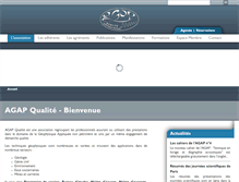 Tablet Screenshot of agapqualite.org
